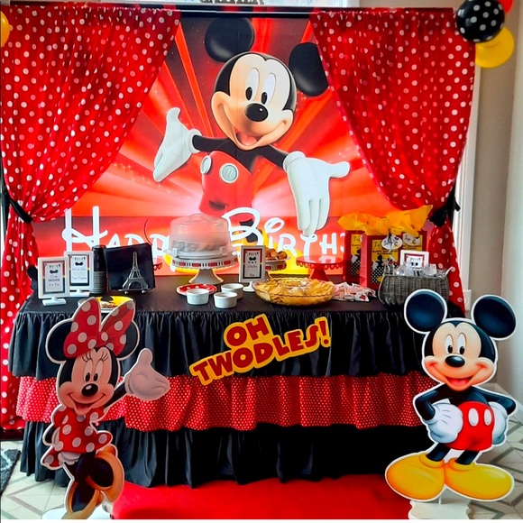 Party Setup Mickey Mouse Oh Twoodles - Picture 1 of 2